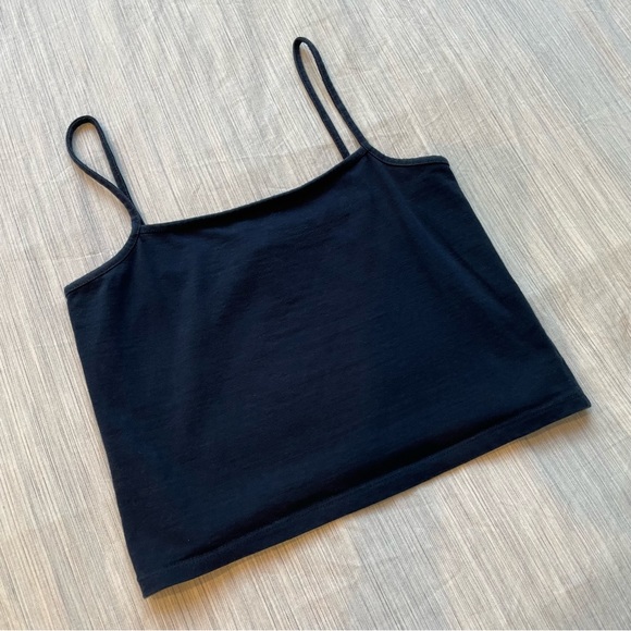 Brandy Melville Tops - Brandy Melville Navy Blue Cotton Camisole Top